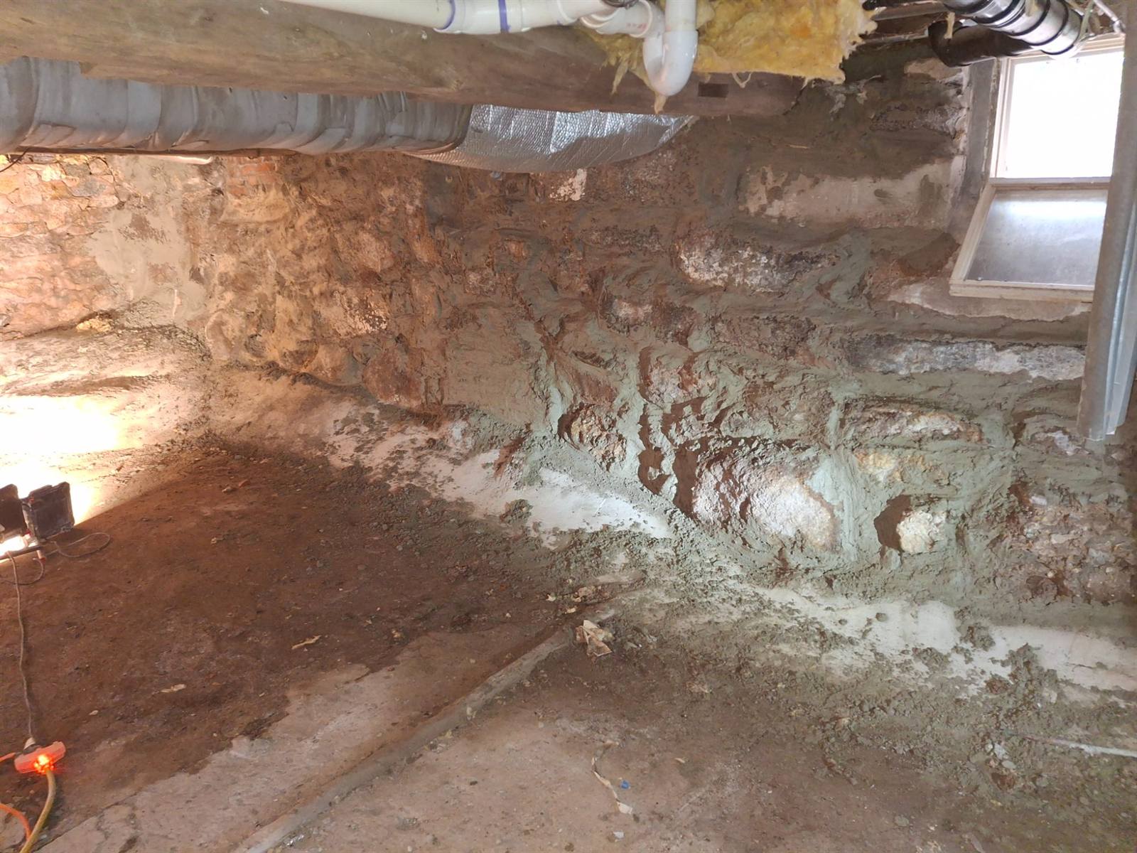 DryNest basement waterproofing work near Wethersfield, CT